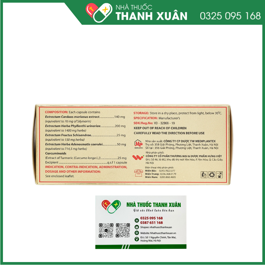 Silymax Complex trị viêm gan do virus, gan nhiễm mỡ